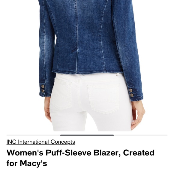 Women’s puff sleeve blazer - Picture 5 of 6